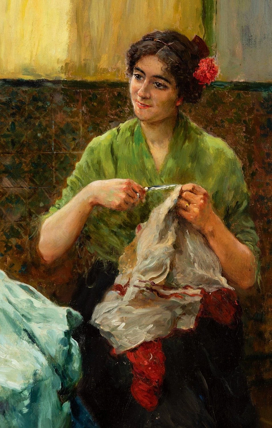 Le sarte. Pontoise, 1913 - dettaglio